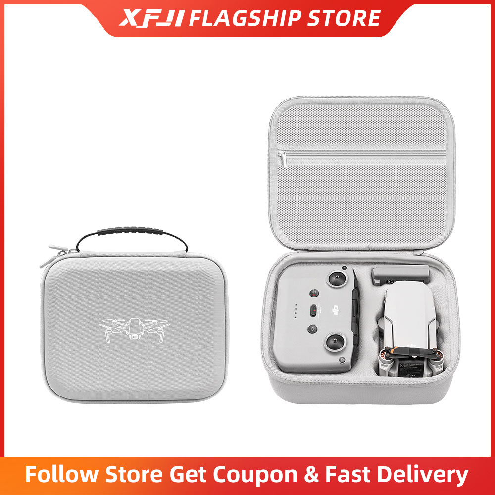 Drone Joystick Cover - XFJI กระเป๋าป้องกันกระเป๋าถือหนัง PU กระเป๋าถือสําหรับ DJI Mini