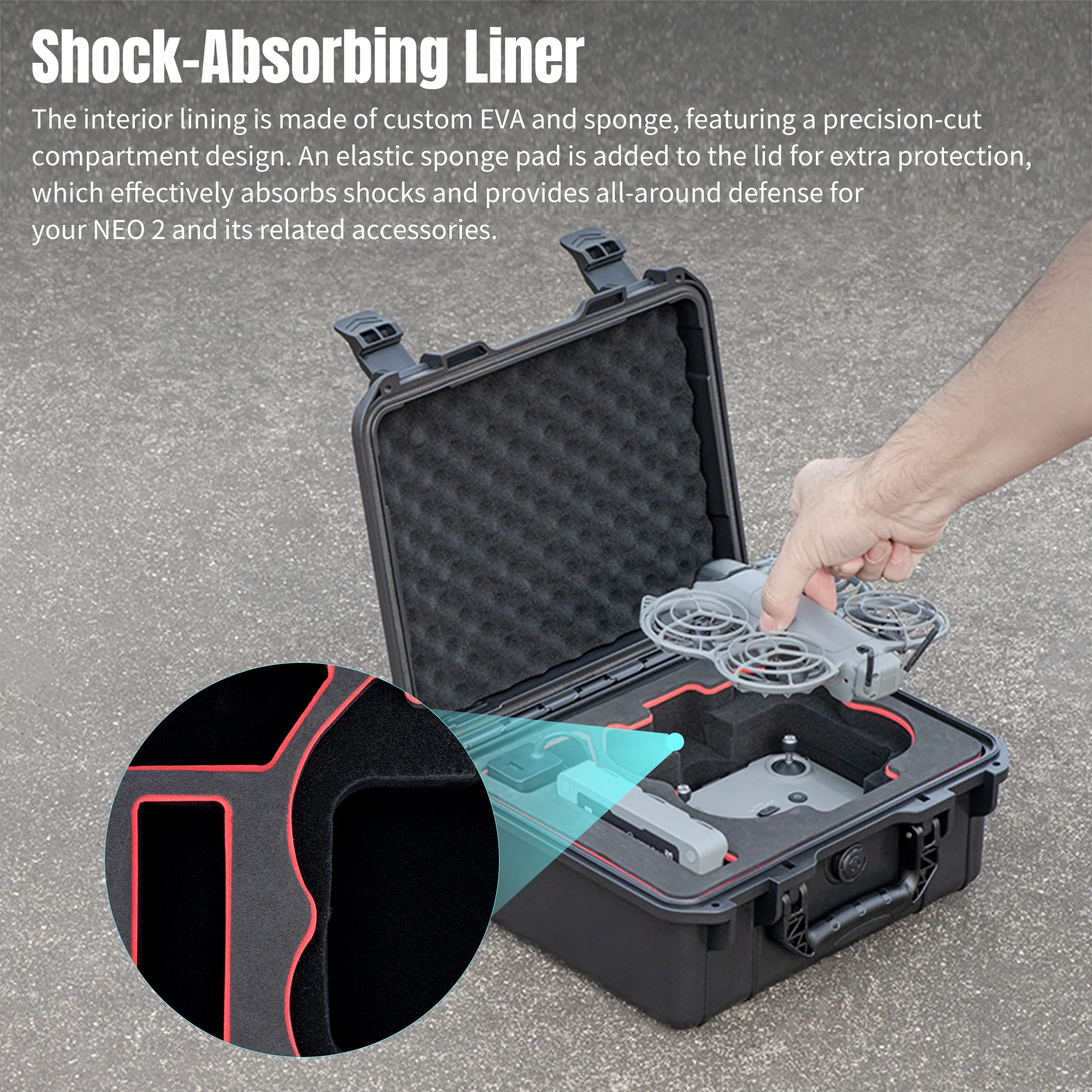 สำหรับ DJI Neo 2 กล่องเก็บของพ - Drone Hard Shell Case บทวิจารณ์และราคา