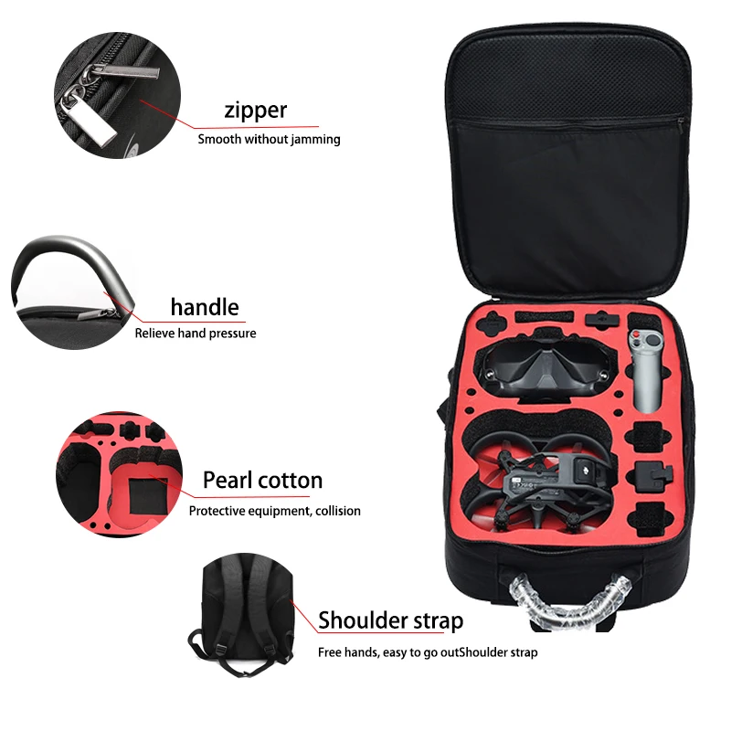 กระเป๋าเป้สะพายหลังแบบพกพา ไนล - Drone Backpack บทวิจารณ์และราคา