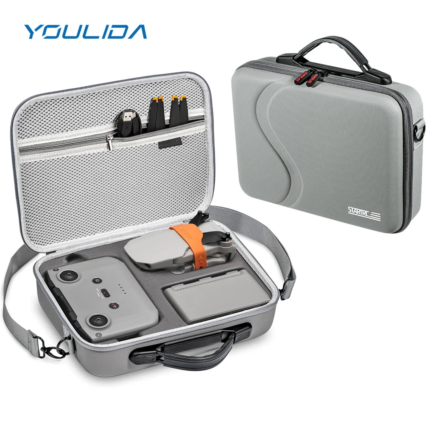 Mini 2 กระเป๋าสะพาย PU แบบพกพา - Drone Carrying Case บทวิจารณ์และราคา