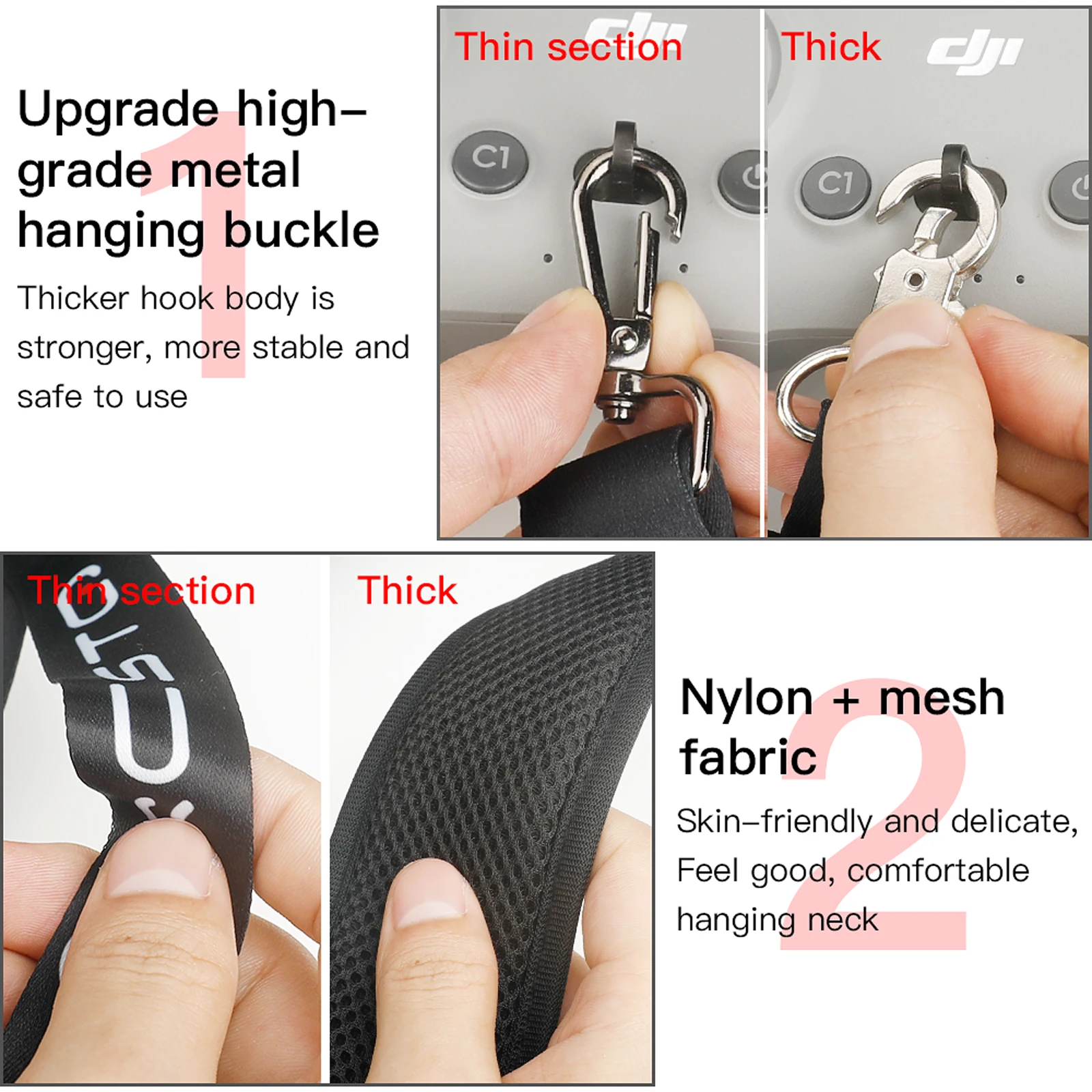 สําหรับ DJI Avata Drone สายคล้ - Drone Remote Controller Lanyard บทวิจารณ์และราคา