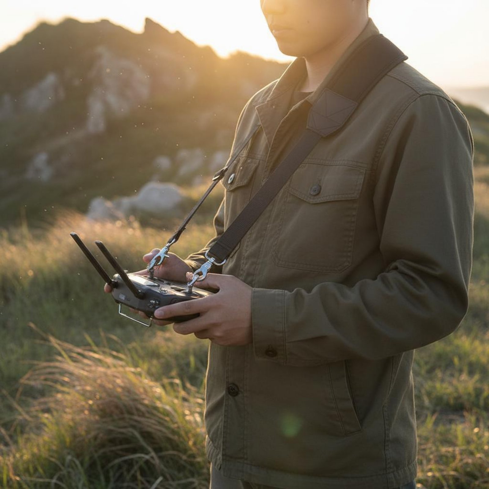 สายรัดเครื่องส่งสัญญาณโดรน สาย - Drone Remote Controller Lanyard บทวิจารณ์และราคา
