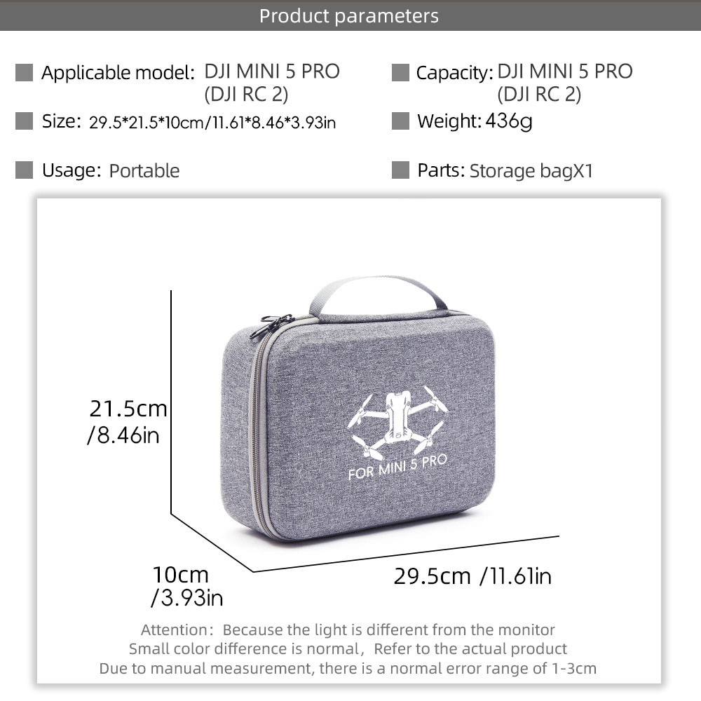 กระเป๋าเก็บของสำหรับโดรน DJI M - Drone Carrying Case บทวิจารณ์และราคา